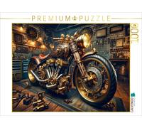 CALVENDO Puzzle Steampunk Voyager: Ein Custom-Bike im Steampunk-Design - Ein Mot