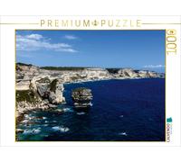 CALVENDO Puzzle Steilküste bei Bonifacio 1000 Teile Puzzle quer | 1000 Teile Leg