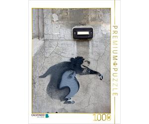 CALVENDO Puzzle Stencil Art 2017 - Pochoirs Graffiti sur Les façades de Maisons / Planner 1000 Pieces 48 x 64 cm from Ruffiamonte