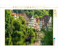 CALVENDO Puzzle croisière Devant la Vieille Ville Historique de Tübingens | 1000 pièces - Dimensions de la Pose : 64 x 48 cm - Puzzle Photo pour des Heures heureuses