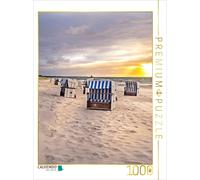 CALVENDO Puzzle Strandkörbe am Ostseestrand von Zingst | 1000 Teile Lege-Größe 6