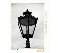 CALVENDO Puzzle Straßenlaterne Monochrom 1000 Teile Puzzle Hoch 1000 Pieces 48 x 64 cm from SchnelleWelten