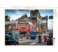CALVENDO Puzzle Straßenszene in Taipeh 1000 Teile Puzzle quer 1000 Pieces 64 x 48 cm from Dieter Gödecke