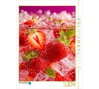 CALVENDO Puzzle Strawberries with ice cubes and mint | 1000 pieces, finished siz
