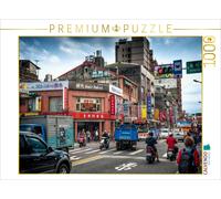 CALVENDO Puzzle Straßenszene in Taipeh 1000 Teile Puzzle quer 1000 Pieces 64 x 48 cm from Dieter Gödecke