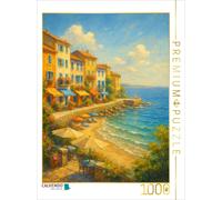 CALVENDO Puzzle Summer at the steps | 1000 pieces, finished size 25.2 × 18.9 in