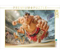 CALVENDO Puzzle Sumoringer The Caricature | 1000 pieces, finished size 25.2 × 18