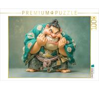 CALVENDO Puzzle Sumoringer The Caricature | 1000 pieces, finished size 25.2 × 18