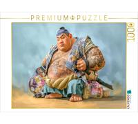 CALVENDO Puzzle Sumoringer The Caricature | 1000 pieces, finished size 25.2 × 18