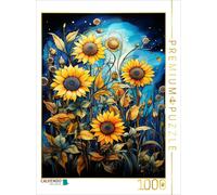 CALVENDO Puzzle Sunflowers | 1000 pieces, finished size 25.2 × 18.9 in (64 × 48