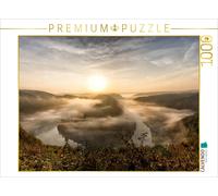 CALVENDO Puzzle Sunrise at the Saar Loop | 1000 pieces, finished size 25.2 × 18.