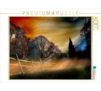 CALVENDO Puzzle Sunrise over the field | 1000 pieces, finished size 25.2 × 18.9