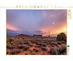CALVENDO Puzzle Sunset - Arches National Park 1000 Teile Puzzle quer 1000 Pieces 64 x 48 cm from TomKli
