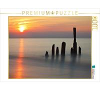 CALVENDO Puzzle Sunset on the Baltic Sea coast | 1000 pieces, finished size 25.2