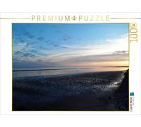 CALVENDO Puzzle Coucher de Soleil dans la mer des Wadden 1000 Pieces 64 x 48 cm from Steffani Lehmann