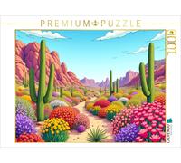 CALVENDO Puzzle Super Bloom in the Californian desert | 1000 pieces, finished si