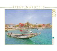 CALVENDO Puzzle sur Gorée, l'ancienne île d'esclavage de Dákar au Sénégal, 1000 pièces, Taille 64 x 48 cm, Puzzle Photo pour des Heures de Bonheur