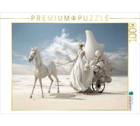 CALVENDO Puzzle Le Surréalisme Rencontre Les Fans de Chevaux | 1000 Pièces Taille 64x48cm Photo Puzzle Heures Heures