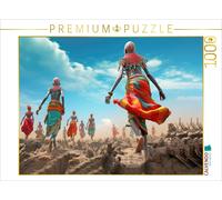 CALVENDO Puzzle Surrealism Meets Maasai Culture | 1000 pieces, finished size 25.