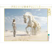 CALVENDO Puzzle Surrealism Meets Horse Fans | 1000 pièces Taille de la Pose 64 x 48 cm Puzzle Photo pour des Heures heureuses