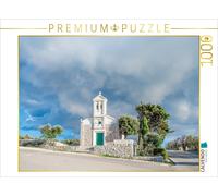 CALVENDO Puzzle SV. Vid, Église Entre Les lieux Vidasi et Bonaparte sur l'île de Pag 1000 pièces Taille de la Pose 64 x 48 cm Photo Puzzle Image de Sarah Seefried