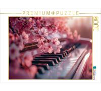 CALVENDO Puzzle Symphony in spring - piano and cherry blossoms | 1000 pieces, fi