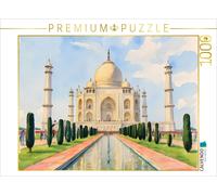 CALVENDO Puzzle Taj Mahal - India | 1000 pieces, finished size 25.2 × 18.9 in (6