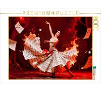 CALVENDO Puzzle Tango dancer in the fire tunnel | 1000 pieces, finished size 25.