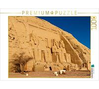 CALVENDO Puzzle Tempel Von Abu Simbel 1000 Teile Puzzle quer 1000 Pieces 64 x 48 cm from Roland Brack