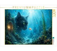 CALVENDO Puzzle The Cat from the Depths | 1000 pieces, finished size 25.2 × 18.9