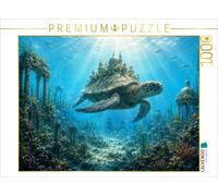 CALVENDO Puzzle The City on the Turtle's Shell | 1000 pieces, finished size 25.2