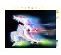 CALVENDO Puzzle The Dance Explosion Neon Light 1000 Pieces 64 x 48 cm from Dirk Meutzner