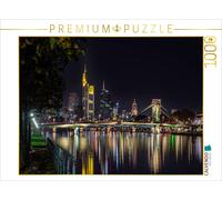 CALVENDO Puzzle La Ligne d'horizon de Francfort de Nuit 1000 Pieces 64 x 48 cm from twfoto