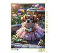 CALVENDO Puzzle The Frog Prince Princess | 1000 pieces, finished size 25.2 × 18.