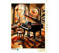 Puzzle CALVENDO Le piano à queue, une symphonie visuelle | 1000 pièces, format a