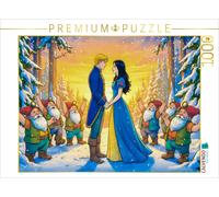 CALVENDO Puzzle The Happy Ending in the Snow-Covered Forest | 1000 pieces, finis