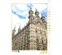 CALVENDO Puzzle Hôtel de Ville Historique dans Le Lion Belge | 1000 pièces Taille de la Ponte 48 x 64 cm Puzzle Photo pour des Heures heureuses