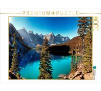 CALVENDO Puzzle The impressive panorama over Moraine Lake shows all the beauty o