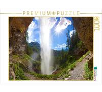 CALVENDO Puzzle The Johannes Waterfall in bright sunshine | 1000 pieces, finishe