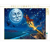 CALVENDO Puzzle The Journey to the Moon | 1000 pieces, finished size 25.2 × 18.9