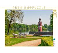 CALVENDO Puzzle Der Leuchtturm am Großteich in Moritzburg 1000 Teile Puzzle quer 1000 Pieces 64 x 48 cm from wkbilder
