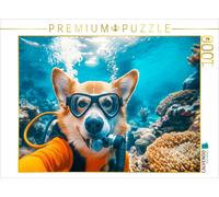 CALVENDO Puzzle The little ocean explorer | 1000 pieces, finished size 25.2 × 18