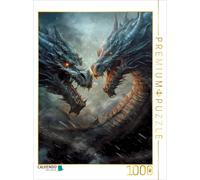 CALVENDO Puzzle The Middle Ages with dragons, knights, and castles | 1000 pieces