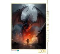 CALVENDO Puzzle The Middle Ages with dragons, knights, and castles | 1000 pieces