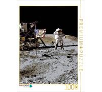 CALVENDO Puzzle The Moon Landing in Comic Book Style | 1000 pieces, finished siz