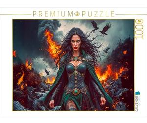 CALVENDO Puzzle The Morrigan, Déesse de la Guerre et de la Mort | 1000 pièces Taille de la Pose 64 x 48 cm Photo Puzzle pour Heures de Bonheur