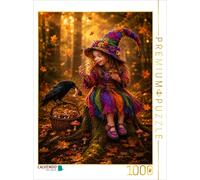 CALVENDO Puzzle The Mushroom Picker in the Enchanted Forest | 1000 pieces, finis