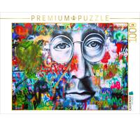 CALVENDO Puzzle Die Friedensmauer in Prag - John Lennon RIP 1000 Teile Puzzle quer 1000 Pieces 64 x 48 cm from Danniela H.Hospes
