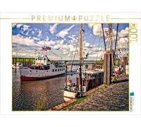 CALVENDO Puzzle The port of Dangast with the Etta von Dangast | 1000 pieces, fin