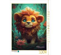 CALVENDO Puzzle The proud lion | 1000 pieces, finished size 25.2 × 18.9 in (64 ×